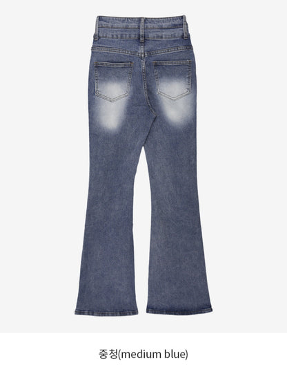 ⏩️ 골반패드 3type 더블버튼 부츠컷데님