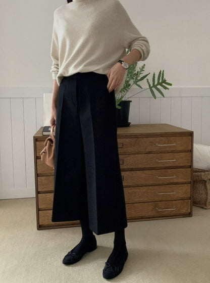 뒷밴딩 울팬츠 (8부~9부)