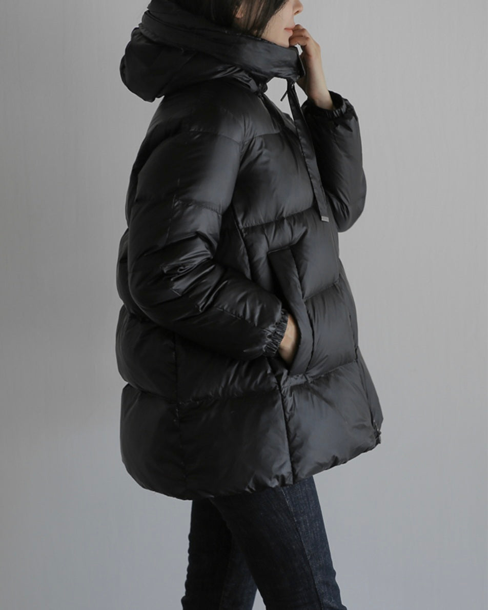 아방 패딩 duck down 100%