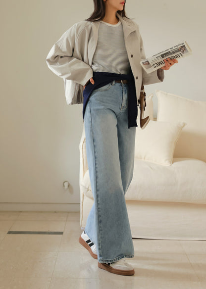 ⏩️ 체형커버 2type 보정핏 와이드부츠컷데님