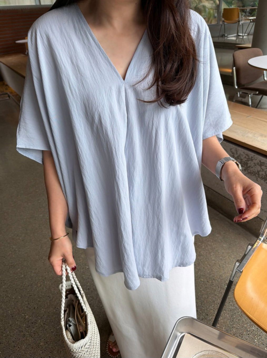☀️키엘 루즈핏 블라우스