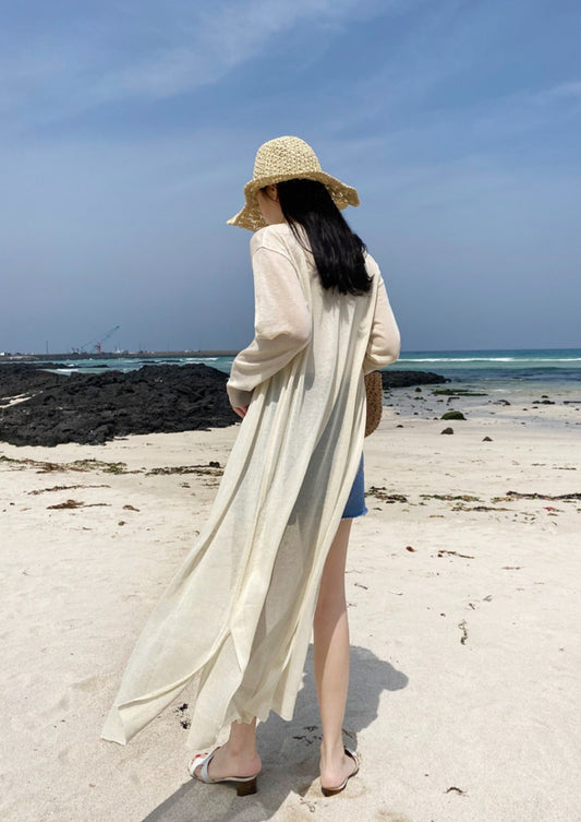 🏖 시스루 로브 롱가디건