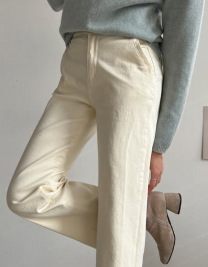 [기모] 코튼밴딩 일자핏 팬츠(XL-3XL)