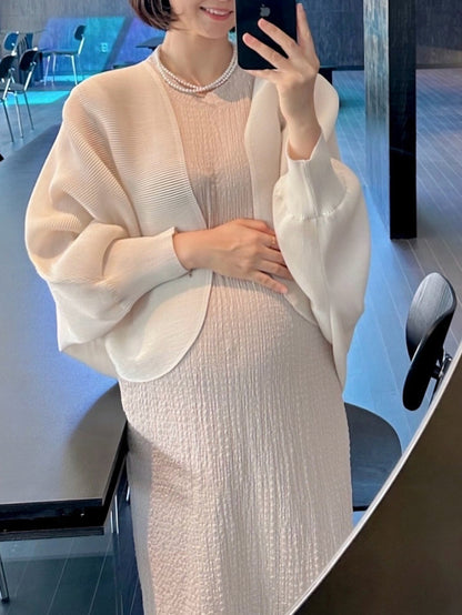 ⭐️[럭스] 플리츠 볼레로 볼륨 가디건