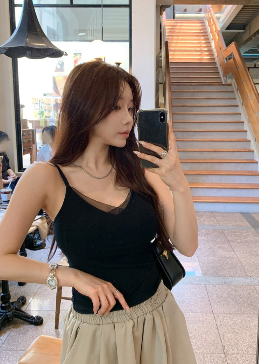 ☀️시스루 포인트 캡나시