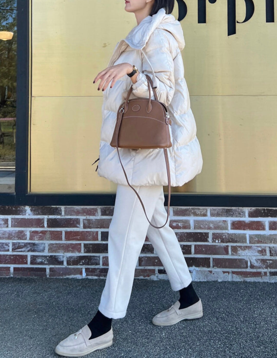 아방 패딩 duck down 100%