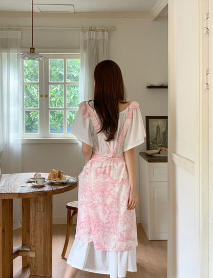 뜨왈 프릴 앞치마