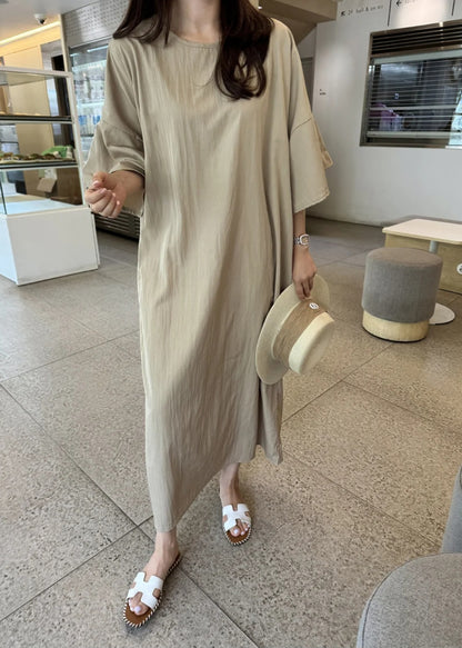 썸머 바스락 라운드 원피스