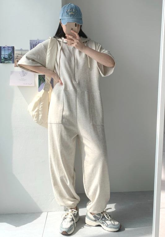 클로이 후드 점프수트