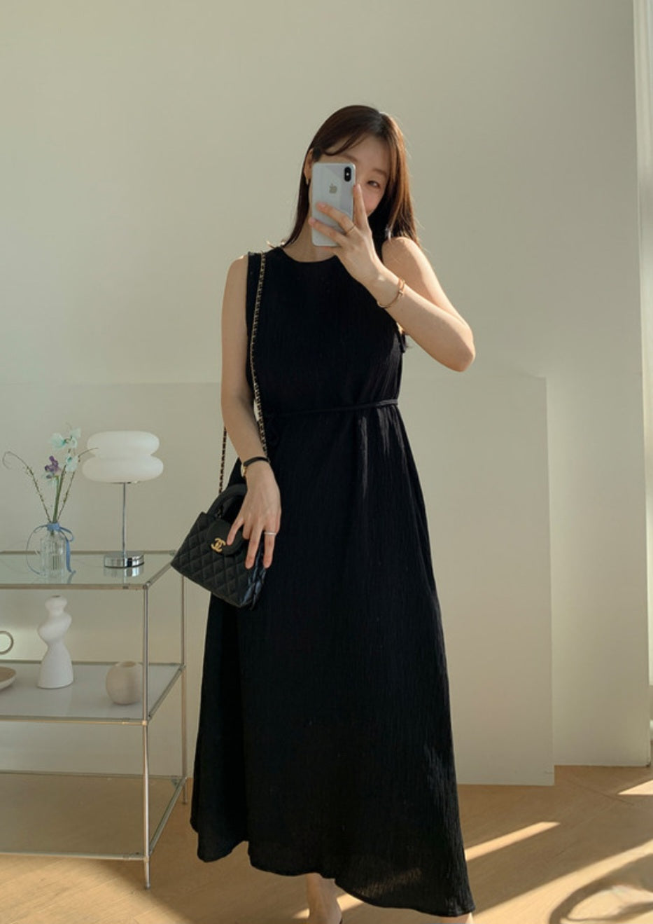 ☀️링클 나시 원피스