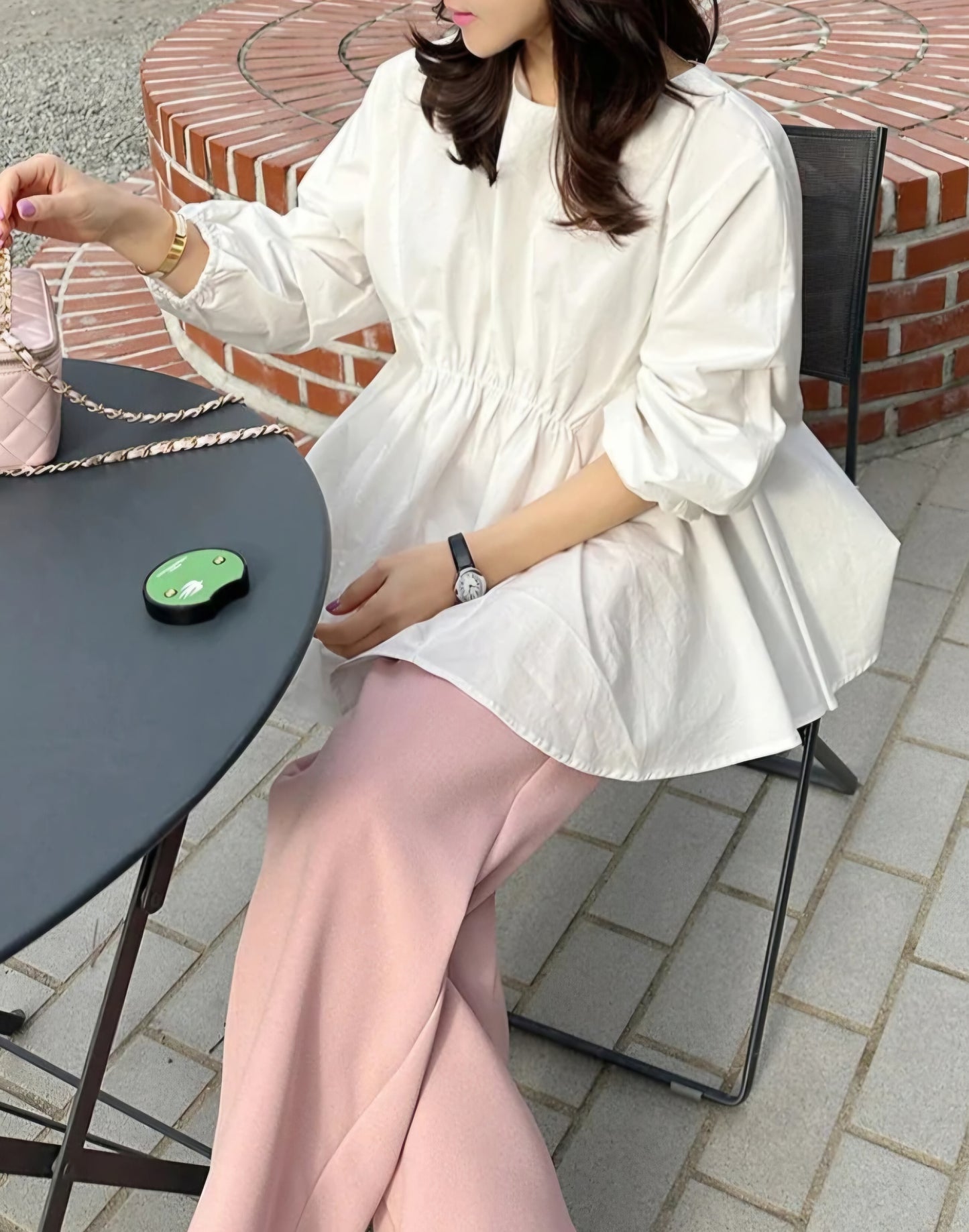 플레어 블라우스