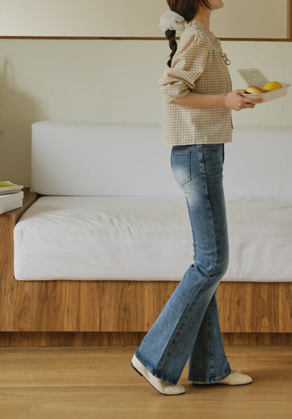 ⏩️ 골반패드 3type 더블버튼 부츠컷데님