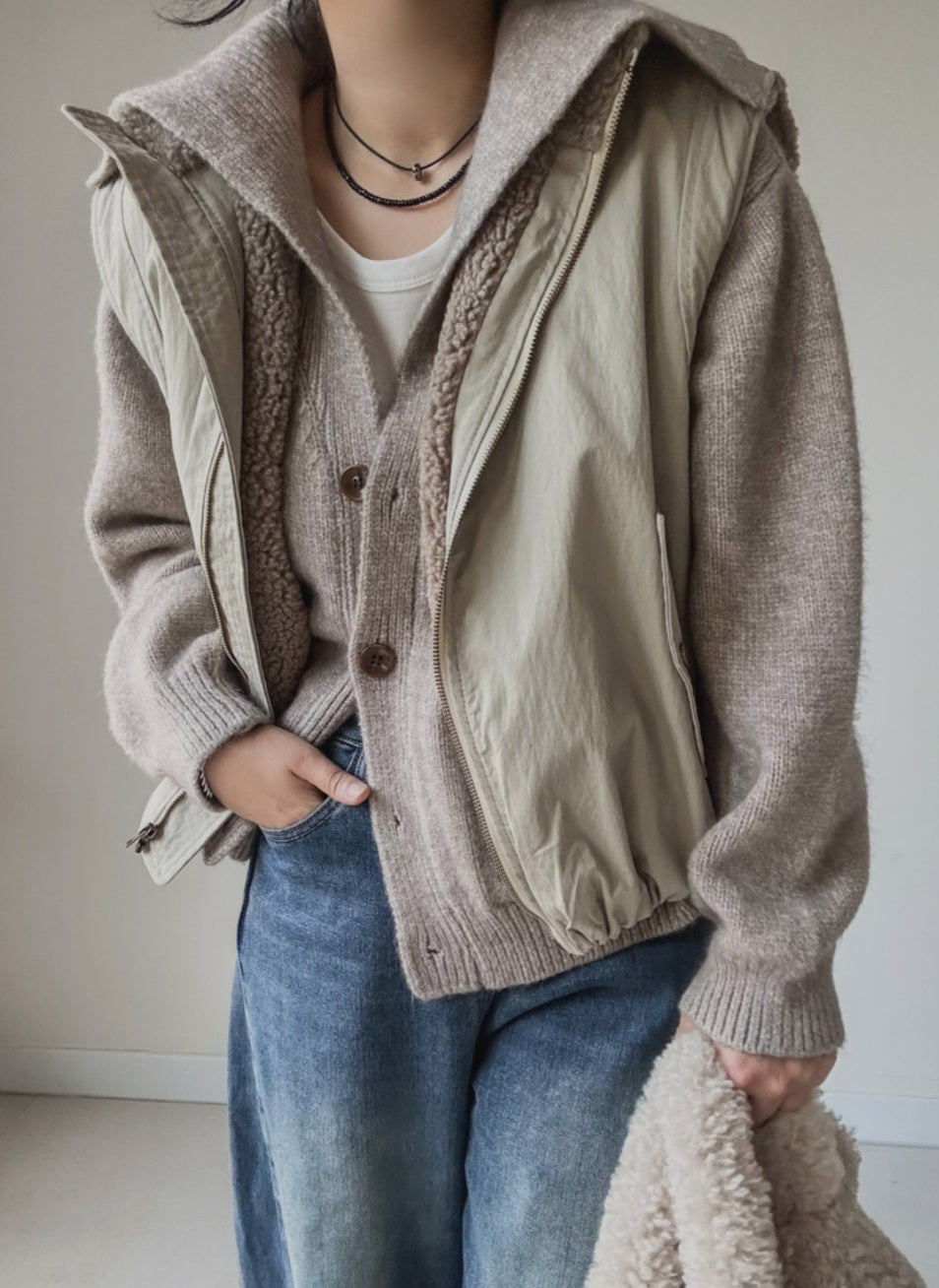 (NEW) 세일러 카라 가디건