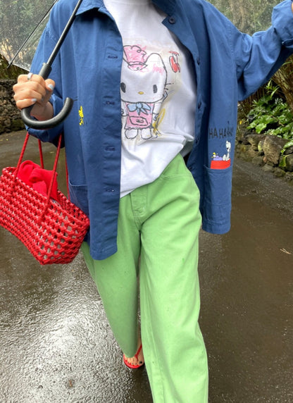 ☀️해피키티 박시 티셔츠