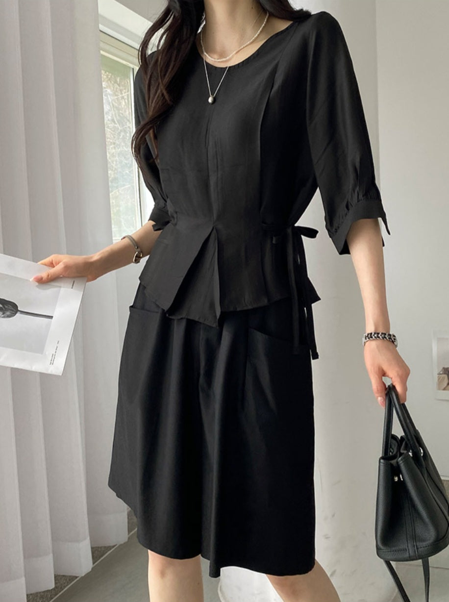 ☀️A라인 7부 밴딩팬츠