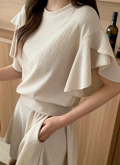 ☀️반팔맨투맨 치마바지 SET