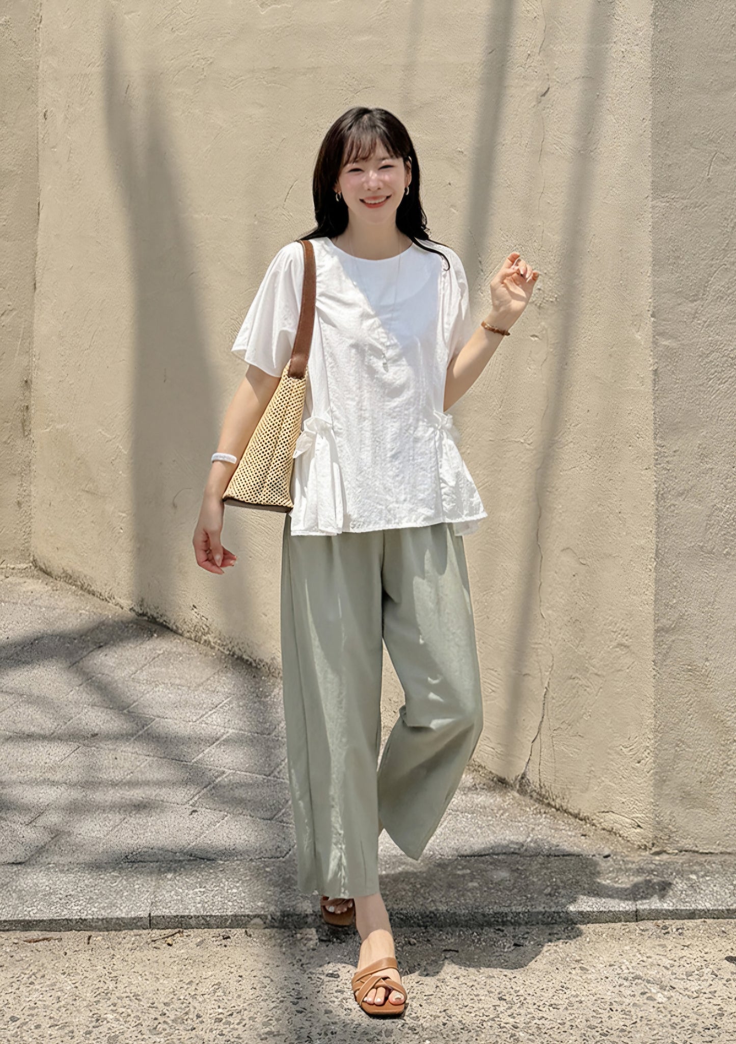 ☀️셔링포켓 바스락 블라우스