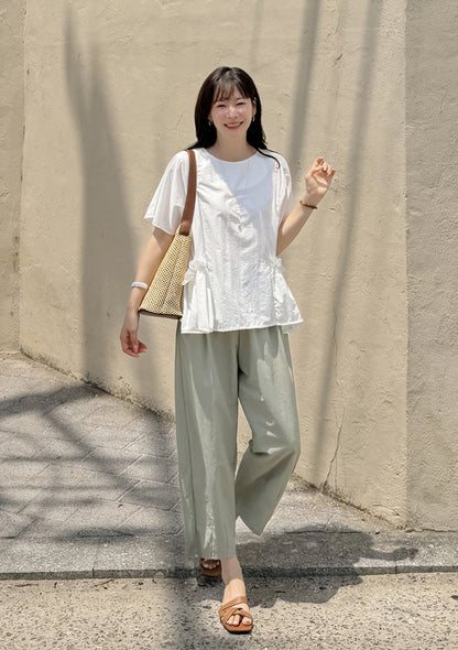 ☀️셔링포켓 바스락 블라우스