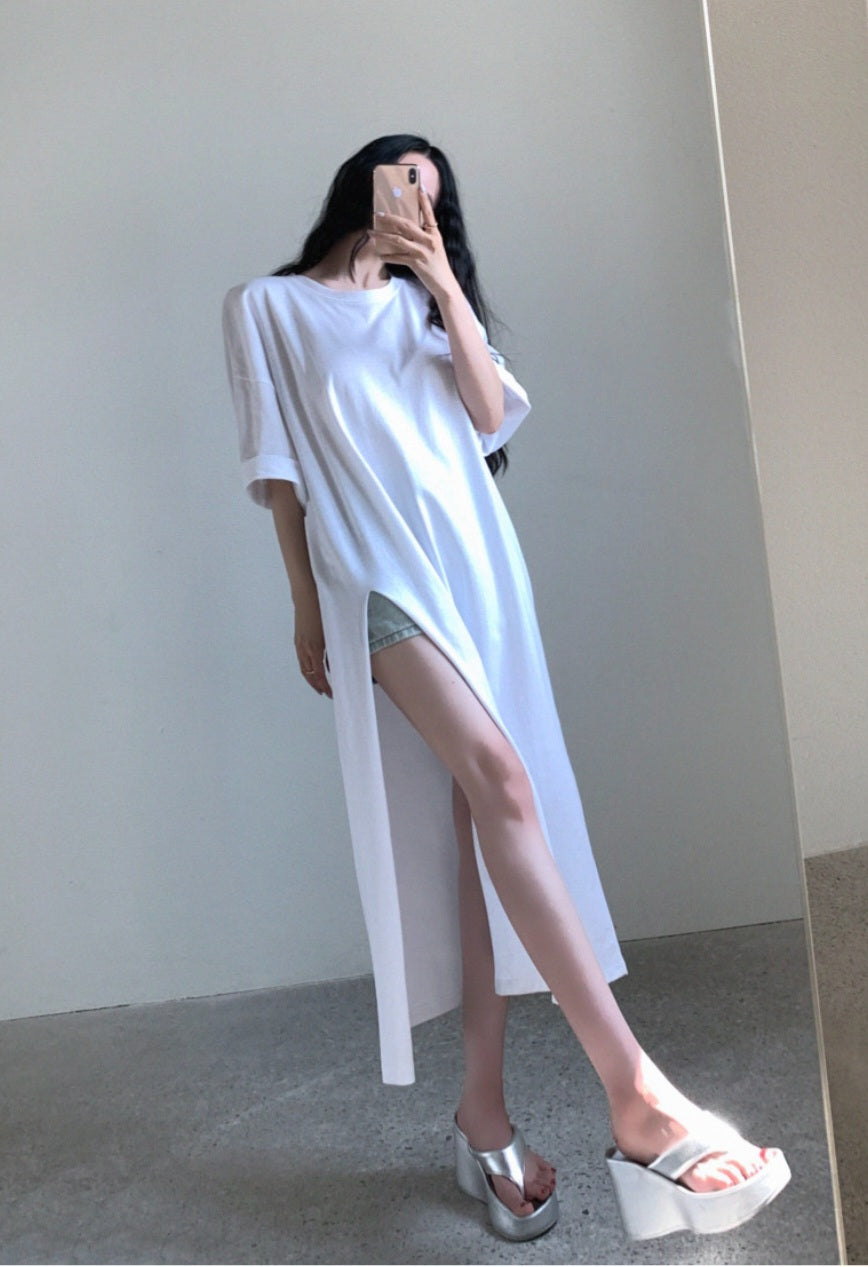 트임 롱티셔츠