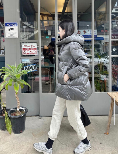 아방 패딩 duck down 100%