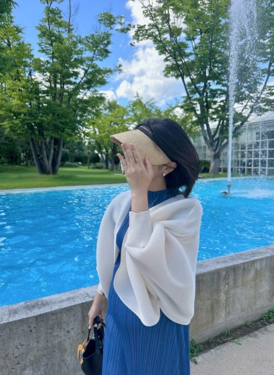 ⭐️[럭스] 플리츠 볼레로 볼륨 가디건