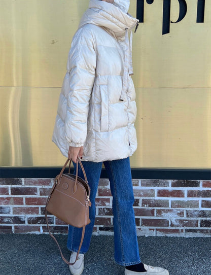 아방 패딩 duck down 100%