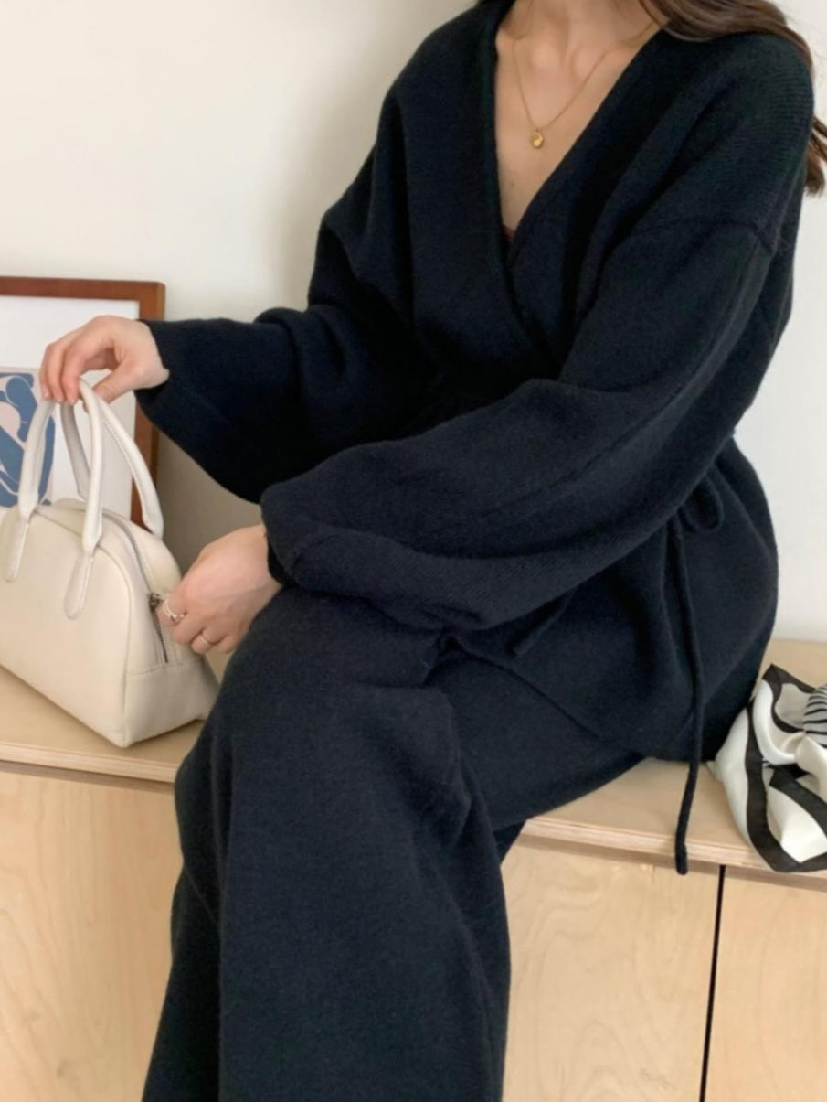 (NEW) 보들니트 벌룬가디건 팬츠 SET