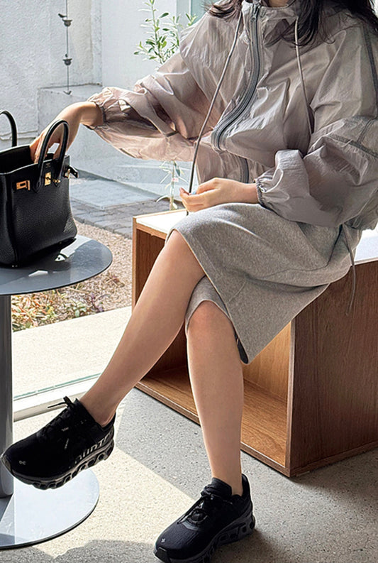 바람막이 후드 점퍼