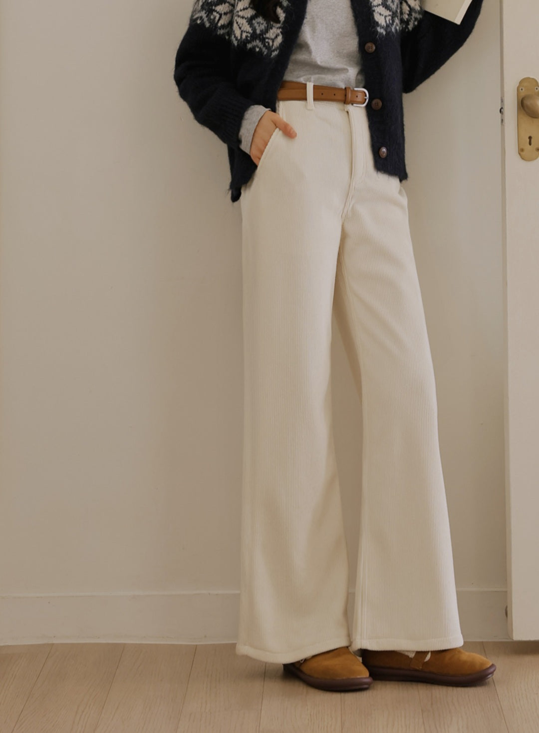 (NEW) 골덴 와이드팬츠 S-2XL 3단기장