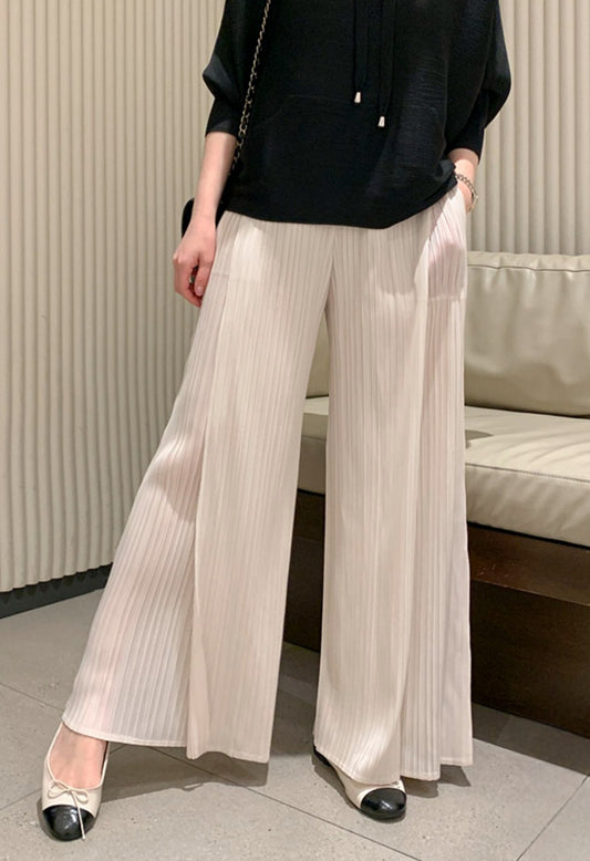 [럭스] 랩 플리츠 팬츠