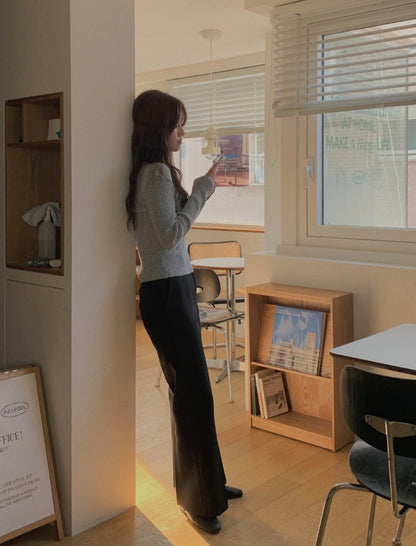 부츠컷 슬랙스 (기모)