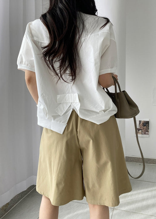☀️뒷리본 라운드 반팔티
