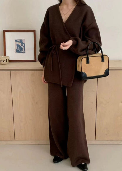 (NEW) 보들니트 벌룬가디건 팬츠 SET