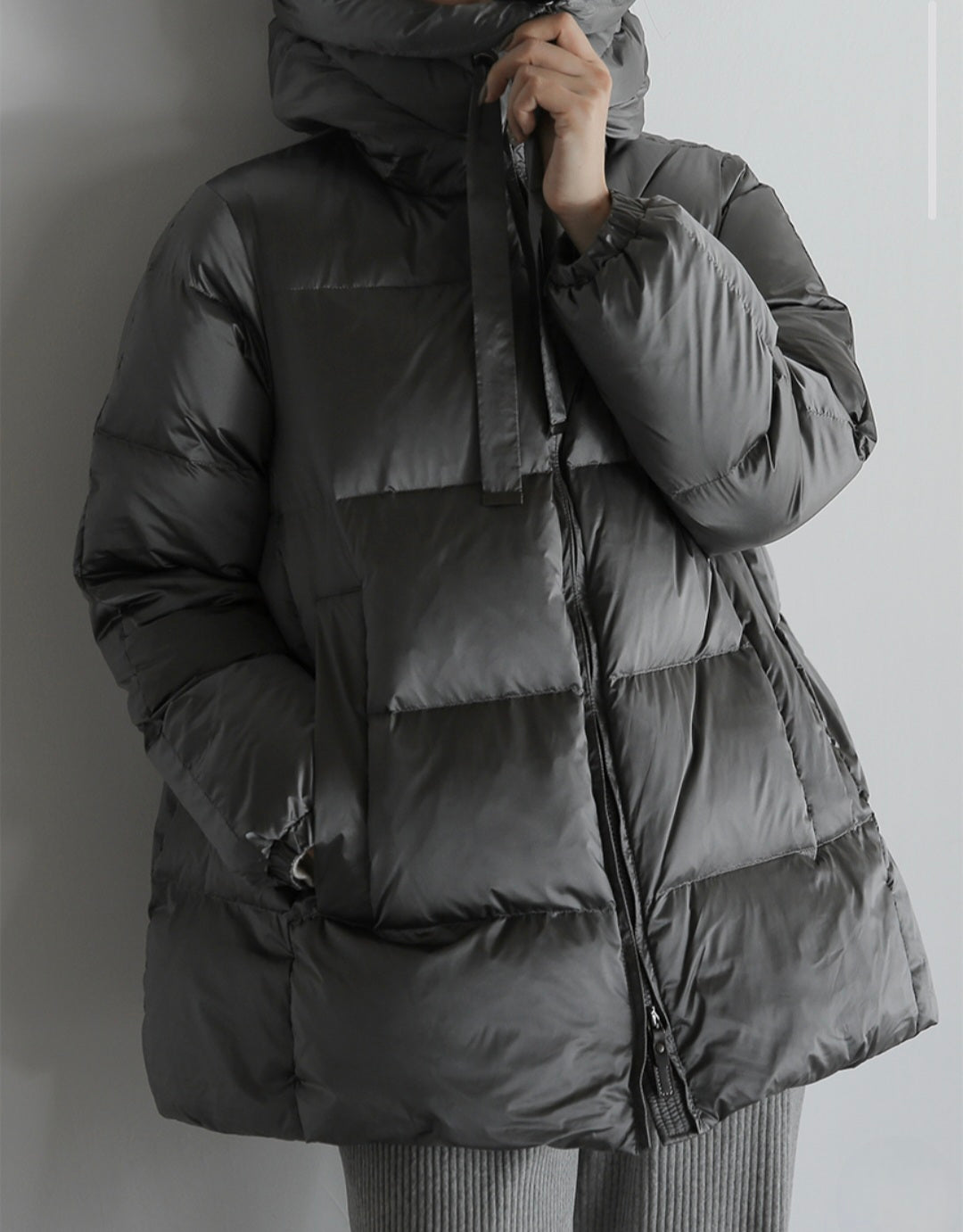 아방 패딩 duck down 100%