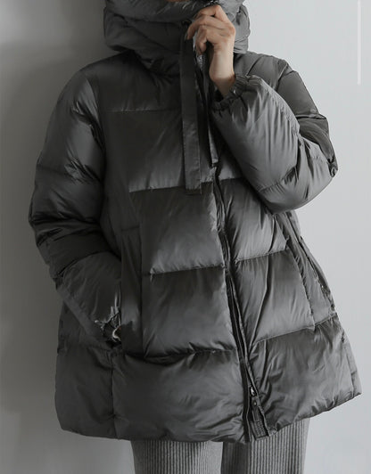 아방 패딩 duck down 100%