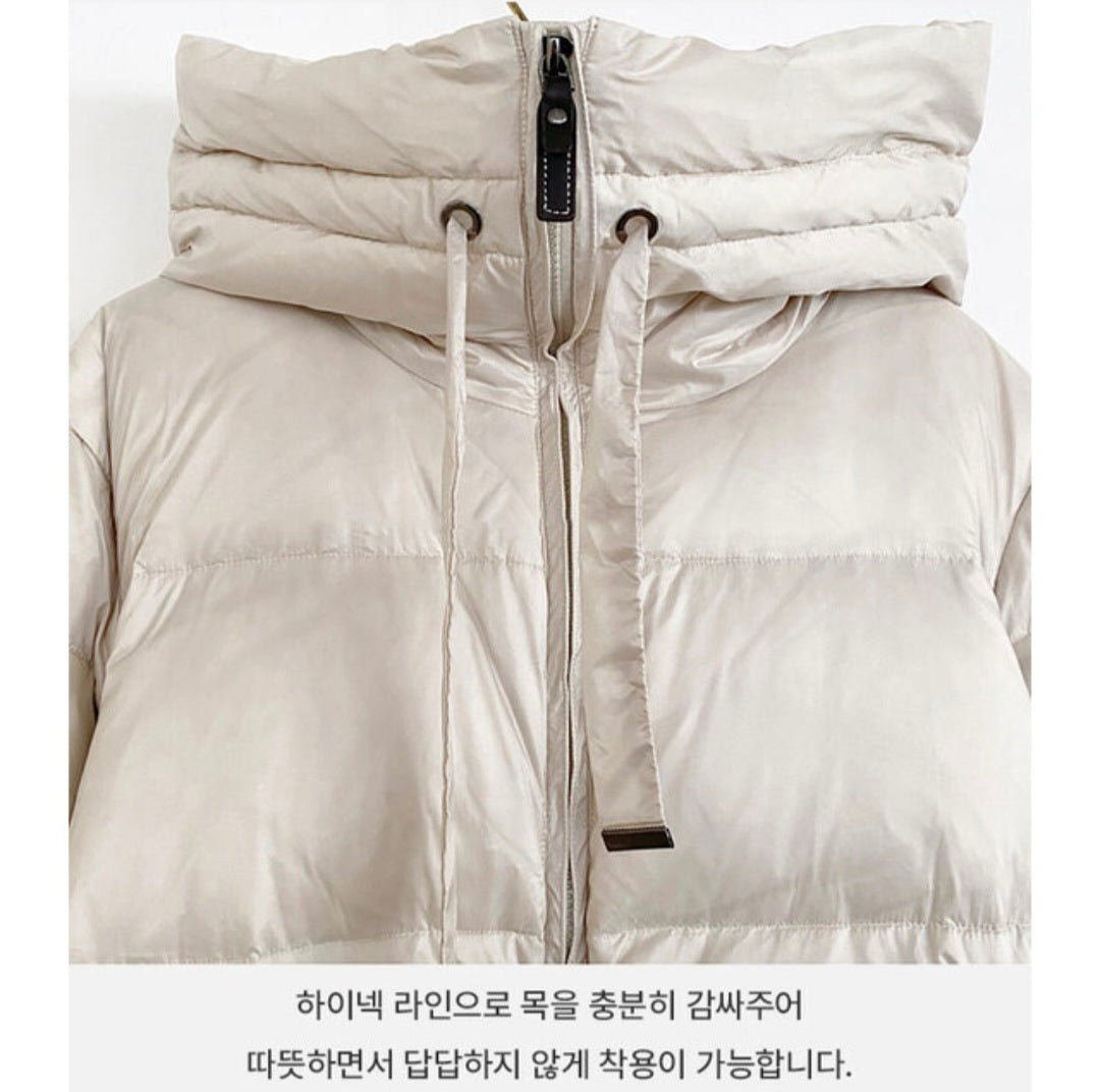 아방 패딩 duck down 100%