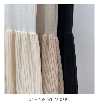 골덴 레이어드 나시원피스