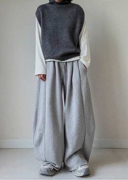 (NEW) 돌돌이 반폴라 니트조끼