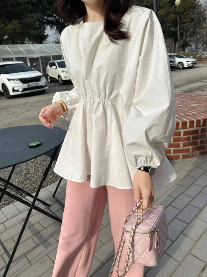 플레어 블라우스