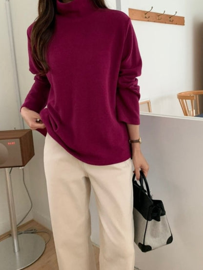 테일 루즈핏 목폴라