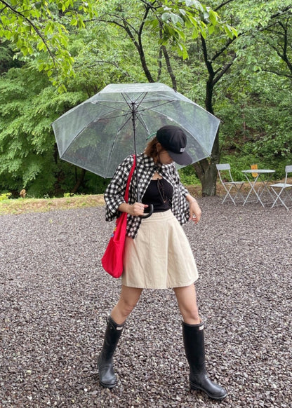 ☀️포켓 체크 셔츠