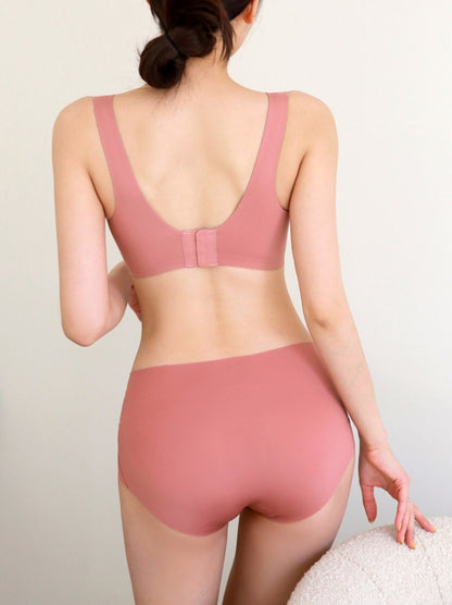 심리스 젤리밀착 리프트업 볼륨 브라팬티 Set [M-5XL]