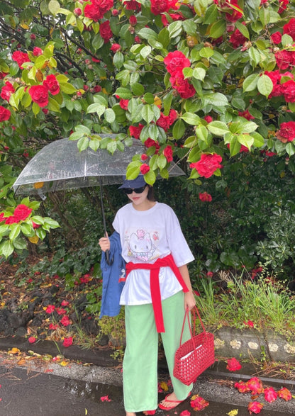 ☀️해피키티 박시 티셔츠