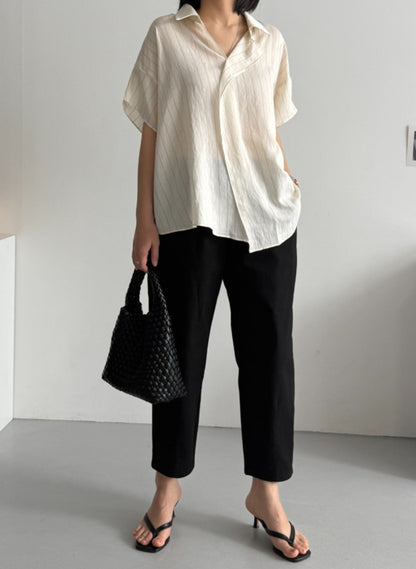 린넨 셔츠 블라우스