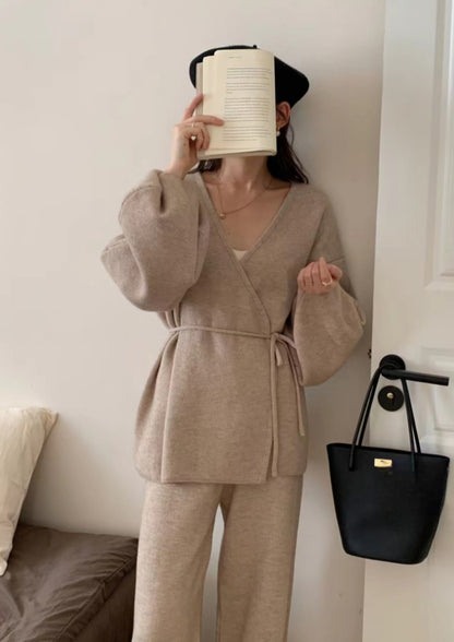 (NEW) 보들니트 벌룬가디건 팬츠 SET