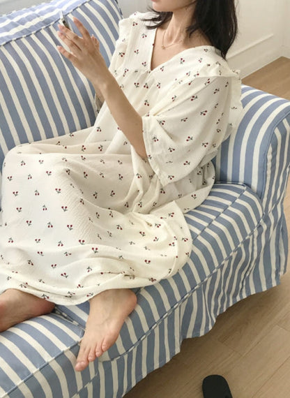 ☀️프릴 홈웨어 반팔 원피스