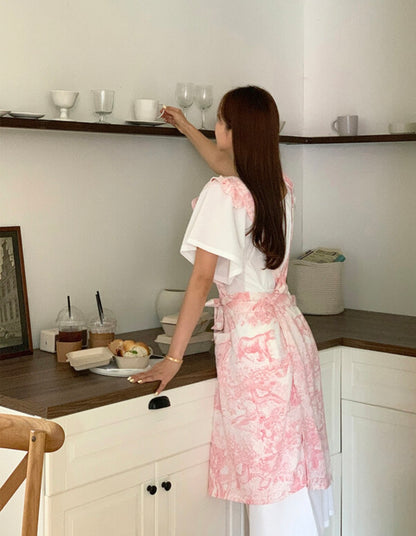 뜨왈 프릴 앞치마