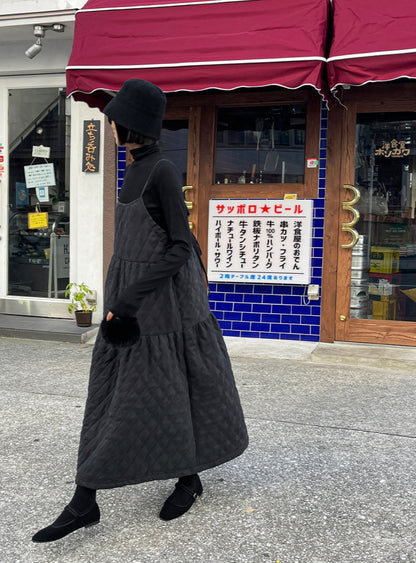 캉캉 누빔 원피스