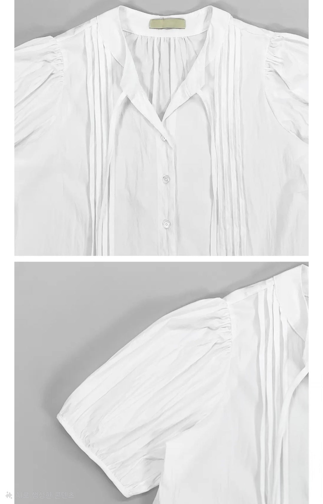 ☀️베리 핀턱 퍼프 미니원피스