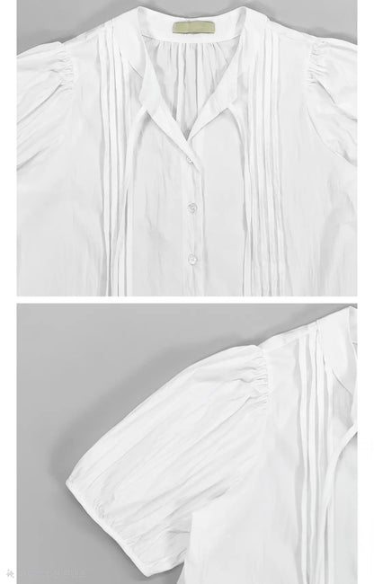 ☀️베리 핀턱 퍼프 미니원피스